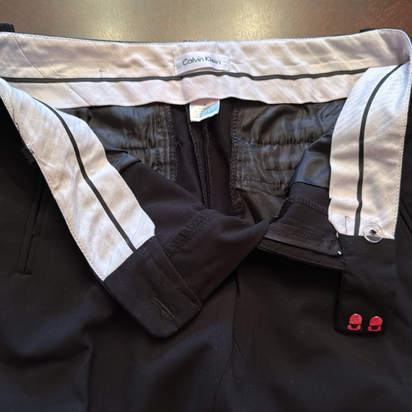 Calvin Klein Women’s straight leg stretch Trouser Black Pants Size 4 - Picture 17 of 17